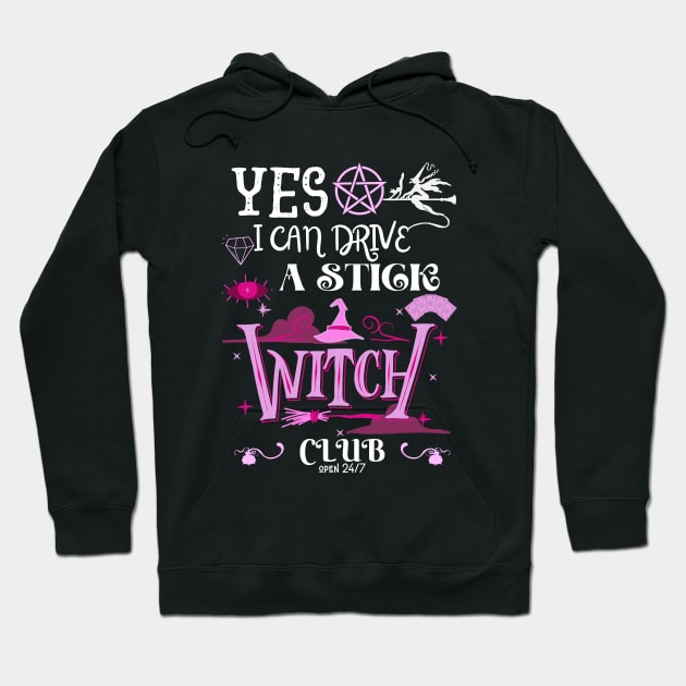 Why Yes, I can Drive A Stick! Hoodie by Myartstor 